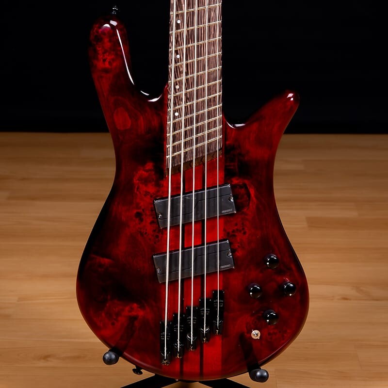 

Басс гитара Spector NS Dimension 5 Bass Guitar - Inferno Red Gloss SN W220656