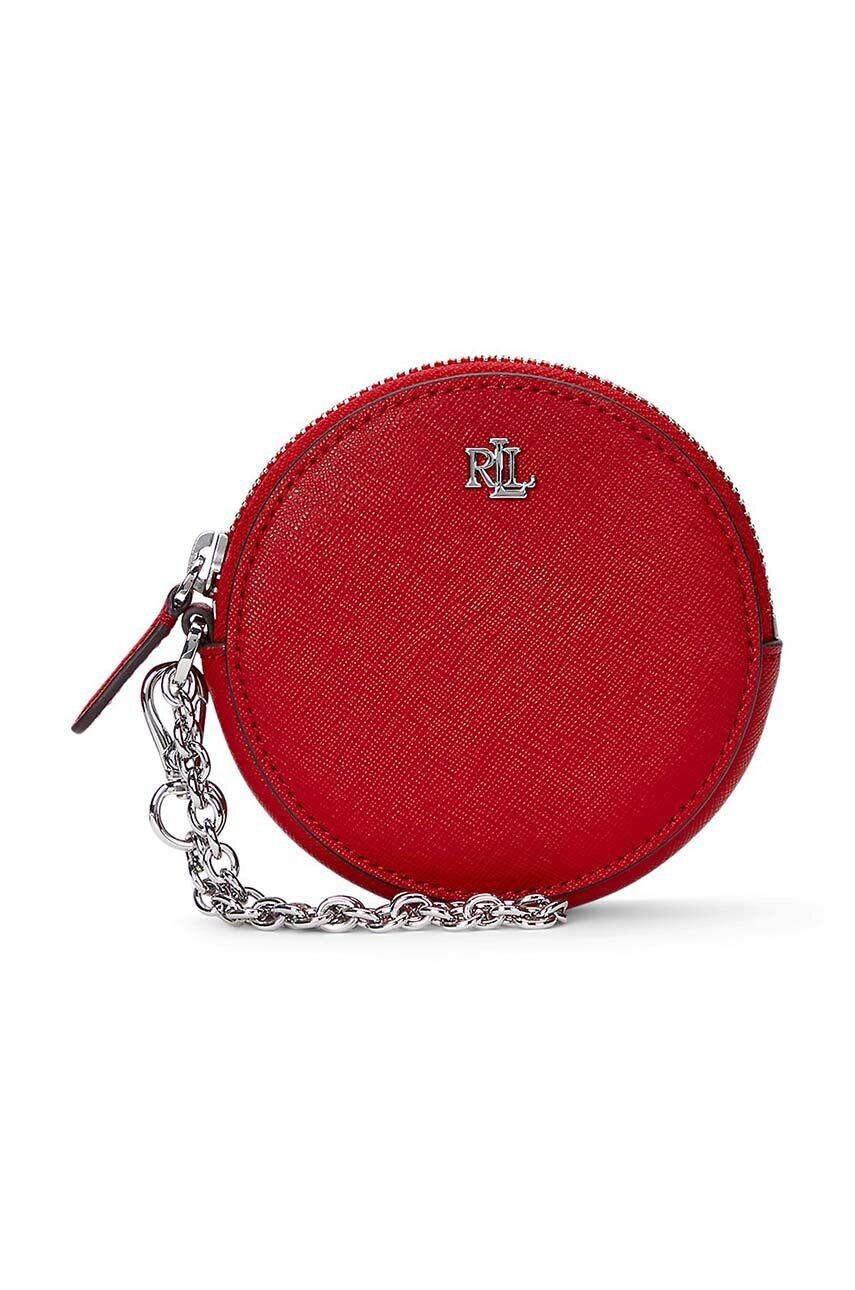 

Кожаный кошелек Lauren Ralph Lauren, красный