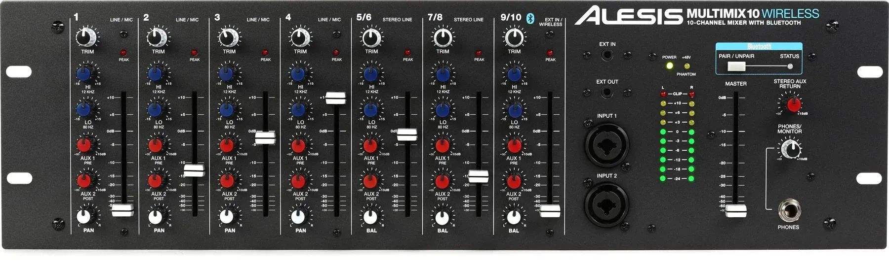 

Alesis MultiMix 10 Беспроводной стоечный микшер с Bluetooth