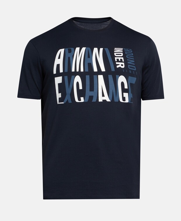

Футболка Armani Exchange, темно-синий