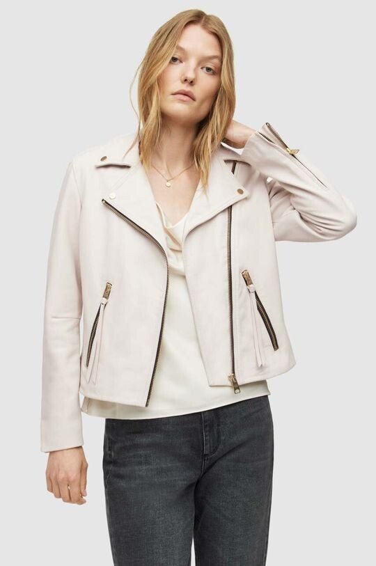 

Кожаная косуха DALBY BIKER AllSaints, белый