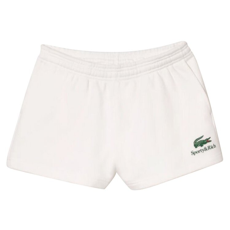 

Шорты Sporty & Rich x Lacoste Serif Disco 'Farine', белый