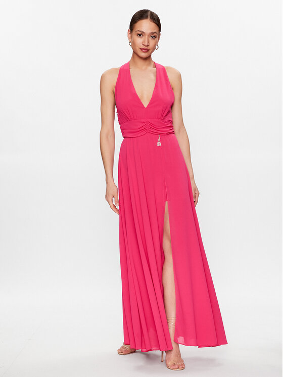 Вечернее платье стандартного кроя Fracomina, розовый платье fracomina вечернее подкладка размер s черный