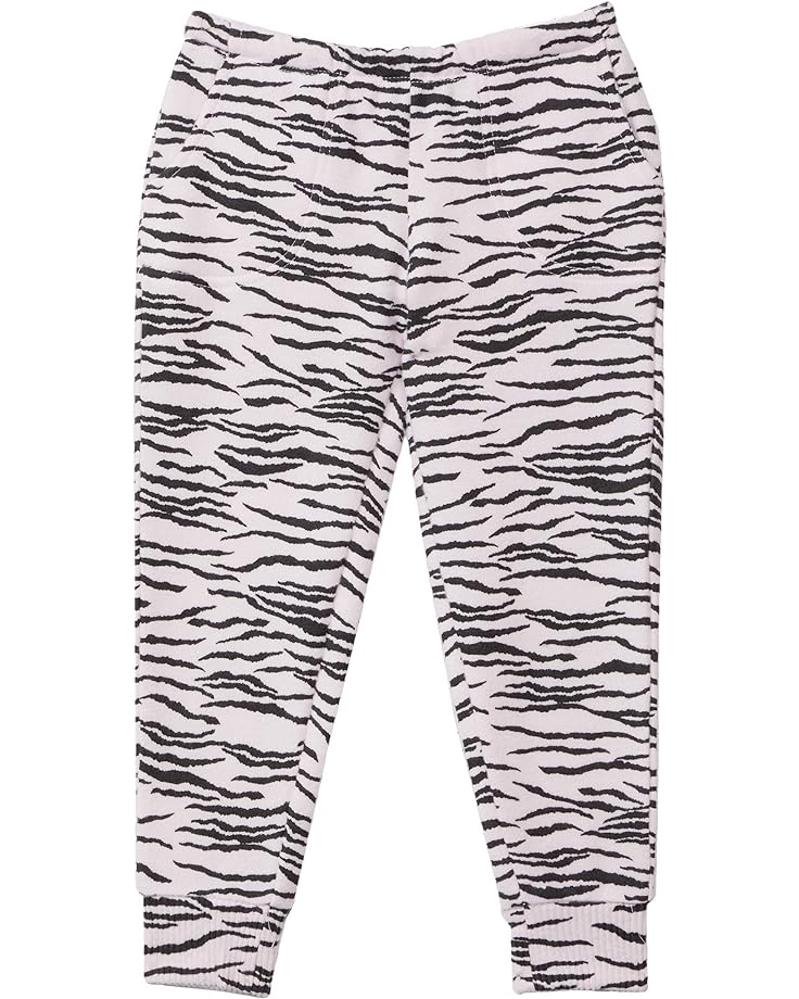 Брюки Chaser Bliss Knit Stitch Pocket Joggers, цвет Pink Zebra Print fashion blue zebra print women