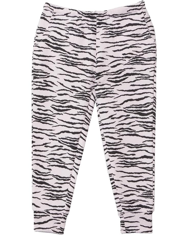 

Брюки Chaser Bliss Knit Stitch Pocket Joggers, цвет Pink Zebra Print