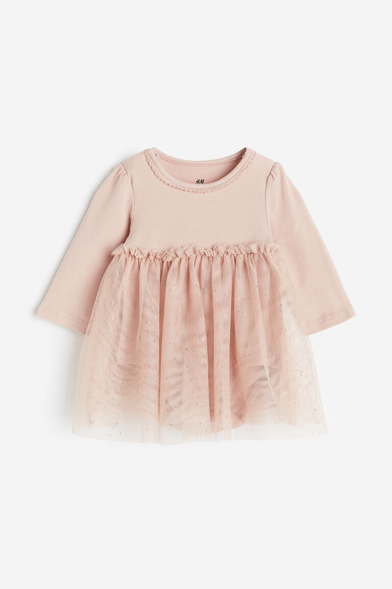 

Платье-юбка из тюля H&M, розовый