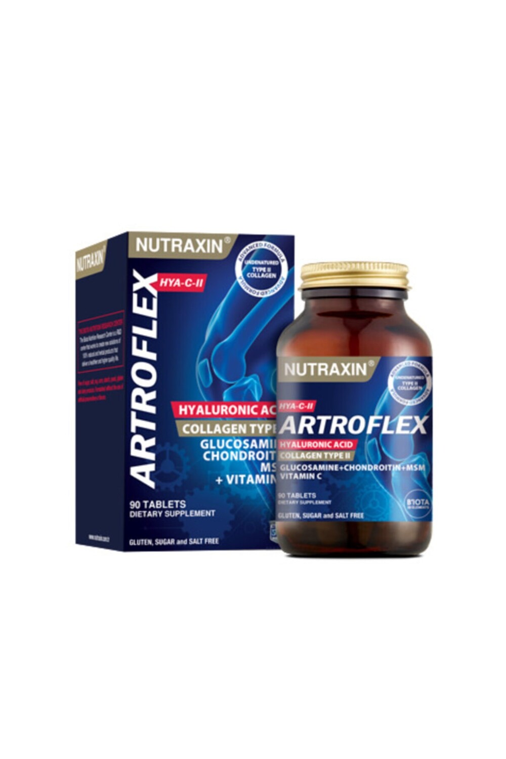 

Nutraxin Artroflex Hya C-II Glucosamine Series 90 таблеток