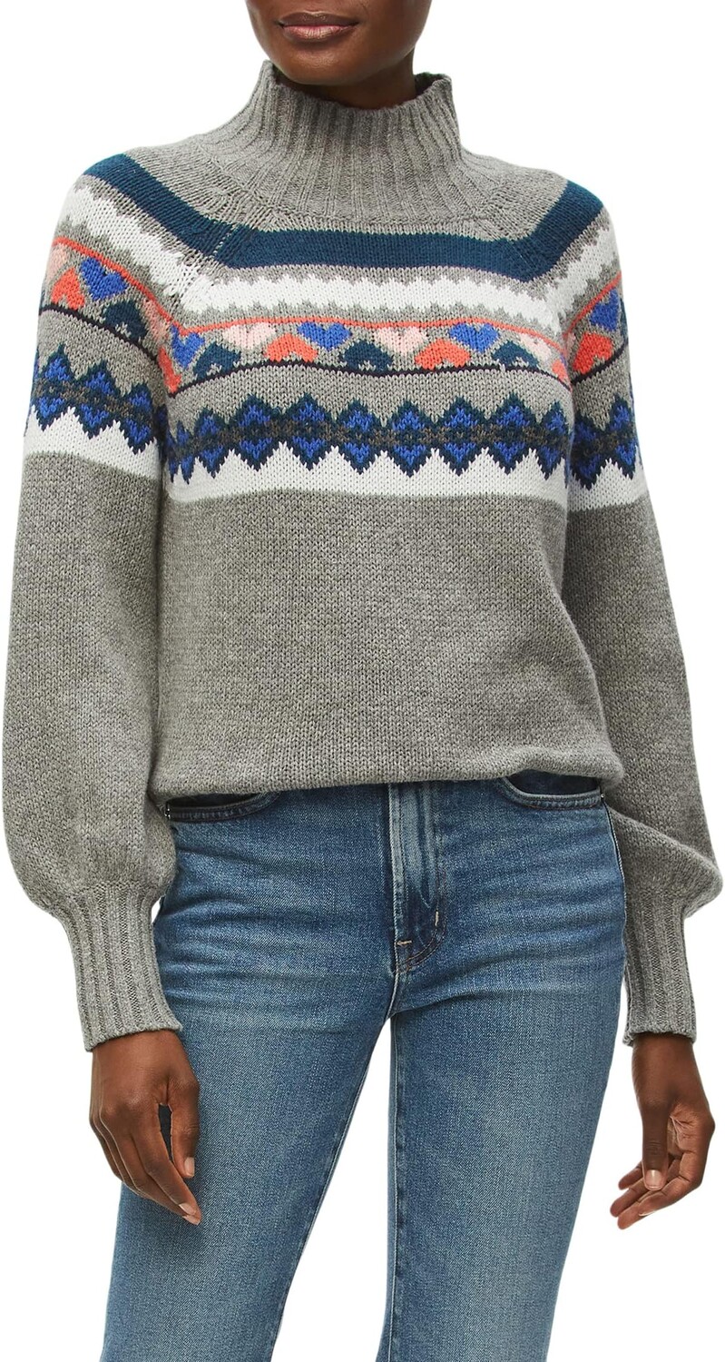 

Свитер Pernille с высоким воротником Michael Stars, цвет Heather Grey Combo