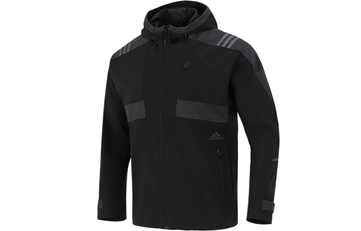 

Мужская куртка с капюшоном Adidas черная