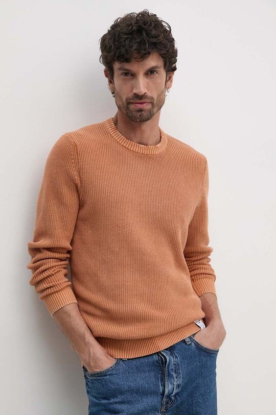

Хлопковый свитер CADOGAN Pepe Jeans, оранжевый
