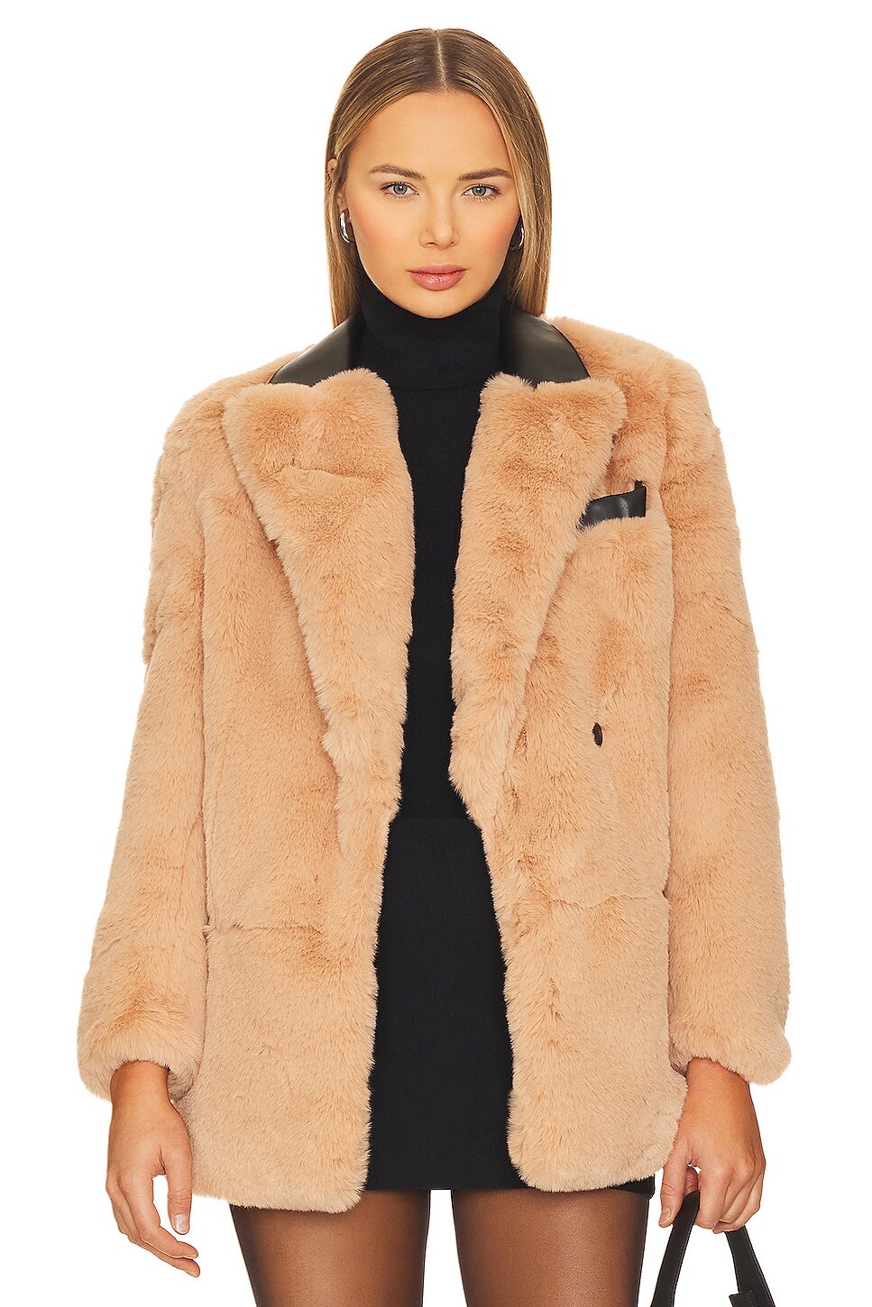 

Пальто Steve Madden Myra Faux Fur, цвет Oatmeal