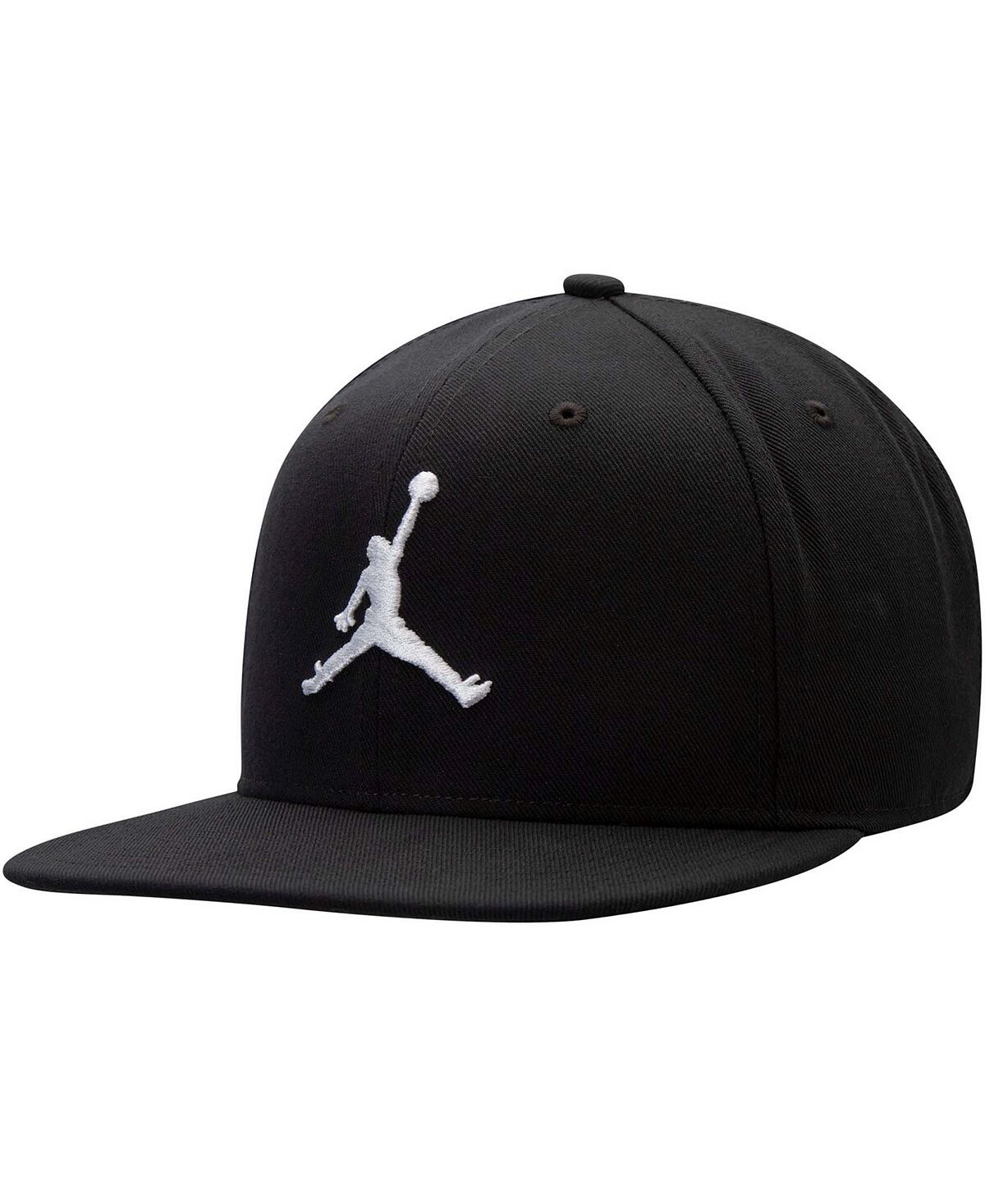 

Мужская черно-белая регулируемая кепка с логотипом Jumpman Pro Snapback Jordan