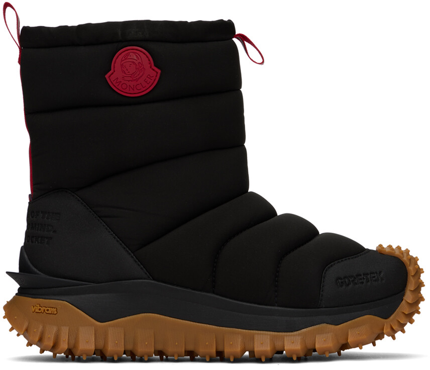 

Moncler Genius Черные зимние ботинки Moncler x Billionaire Boys Club Apres Trail, Черный