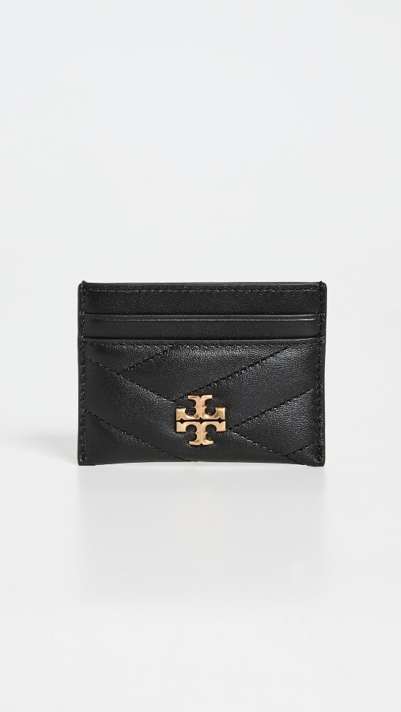 

Сумка Tory Burch Kira Chevron Card Case, черный