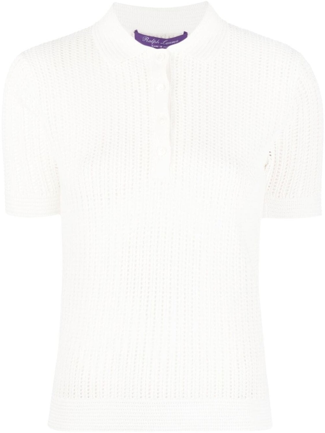 

Ralph Lauren Collection трикотажный топ с короткими рукавами, белый