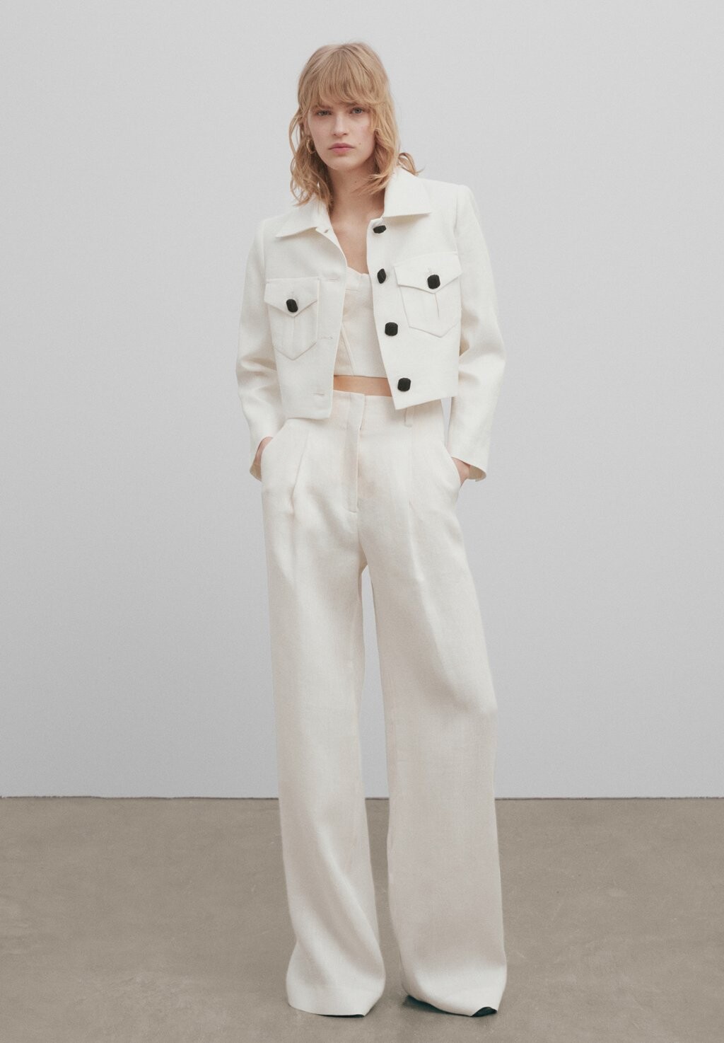 

Летняя куртка Massimo Dutti, белый