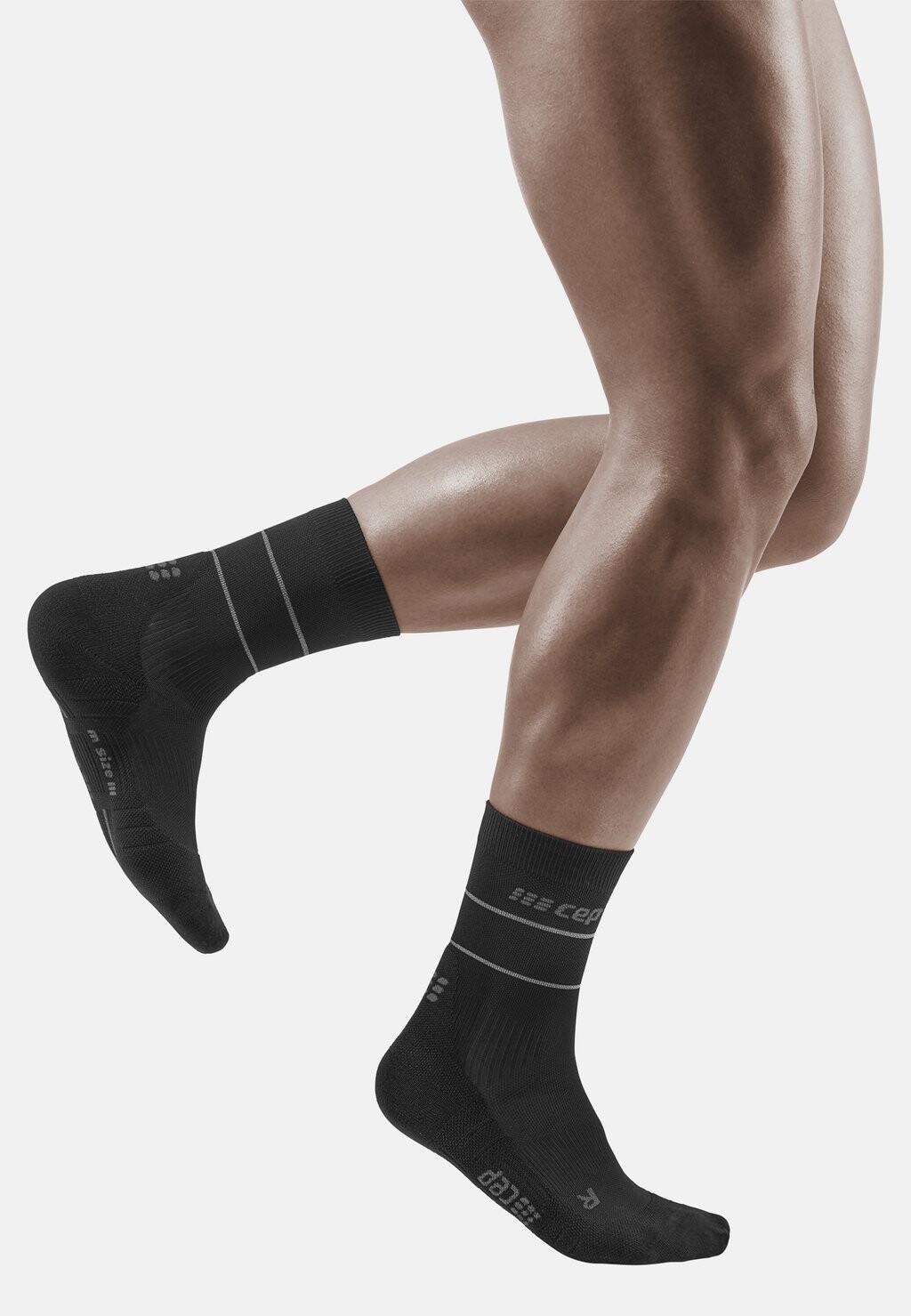 

Спортивные носки REFLECTIVE MID CUT CEP, цвет schwarz