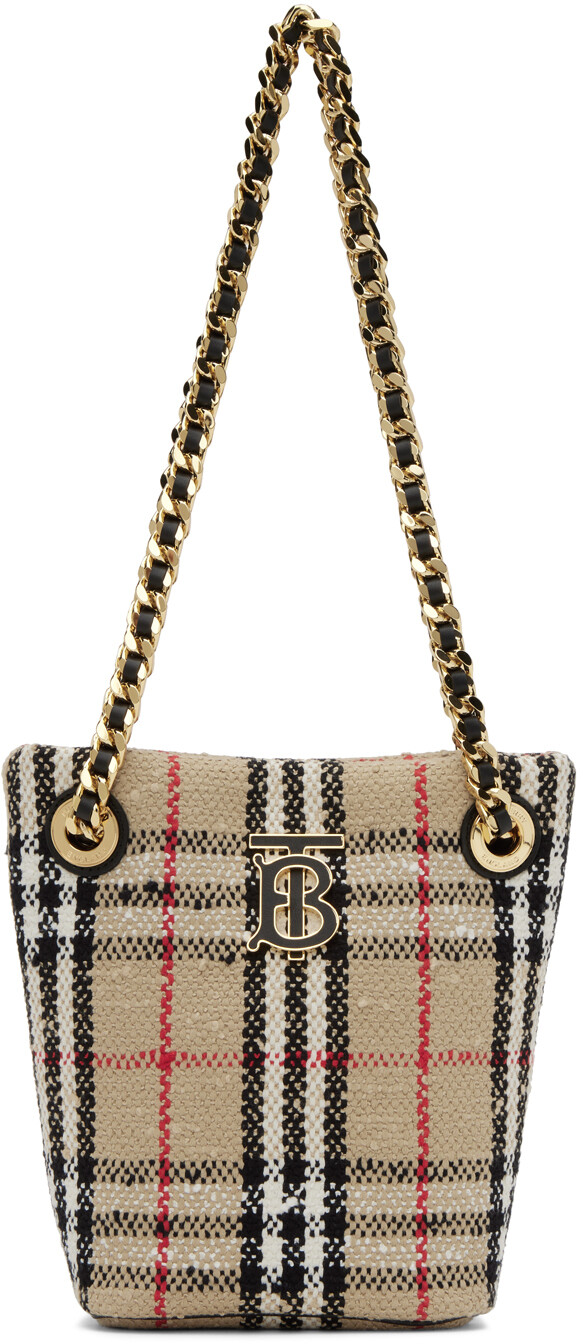 

Бежевая мини-сумка Lola Archive Burberry