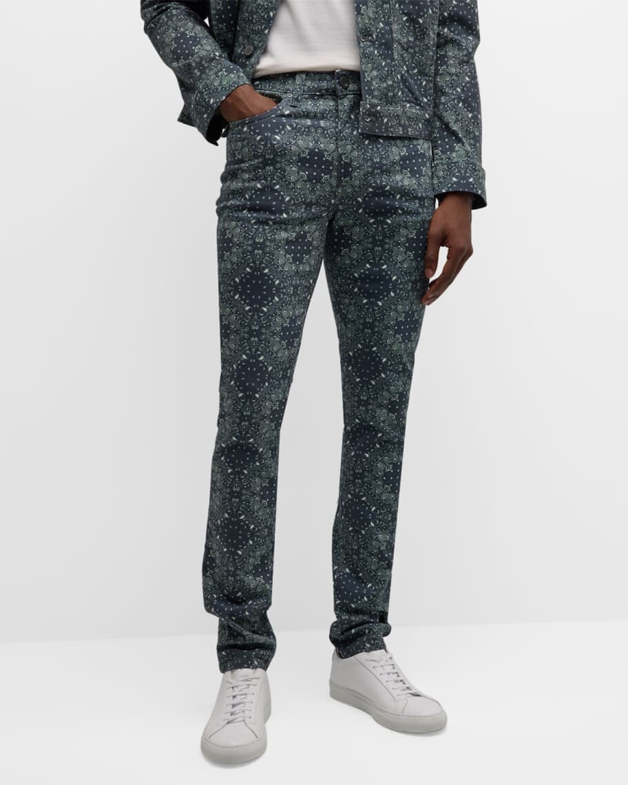 

Мужские узкие брюки Greyson Paisley monfrere, Черный