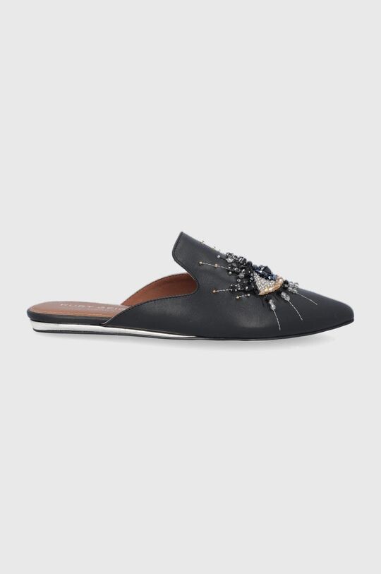 

Кожаные шлепанцы Kurt Geiger London, черный