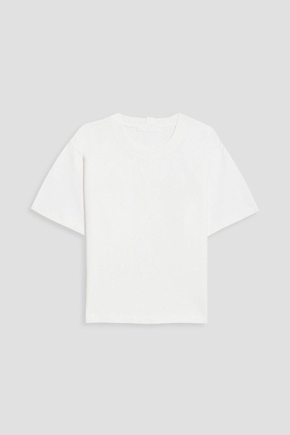 

Футболка из хлопкового джерси с тиснением HELMUT LANG, белый
