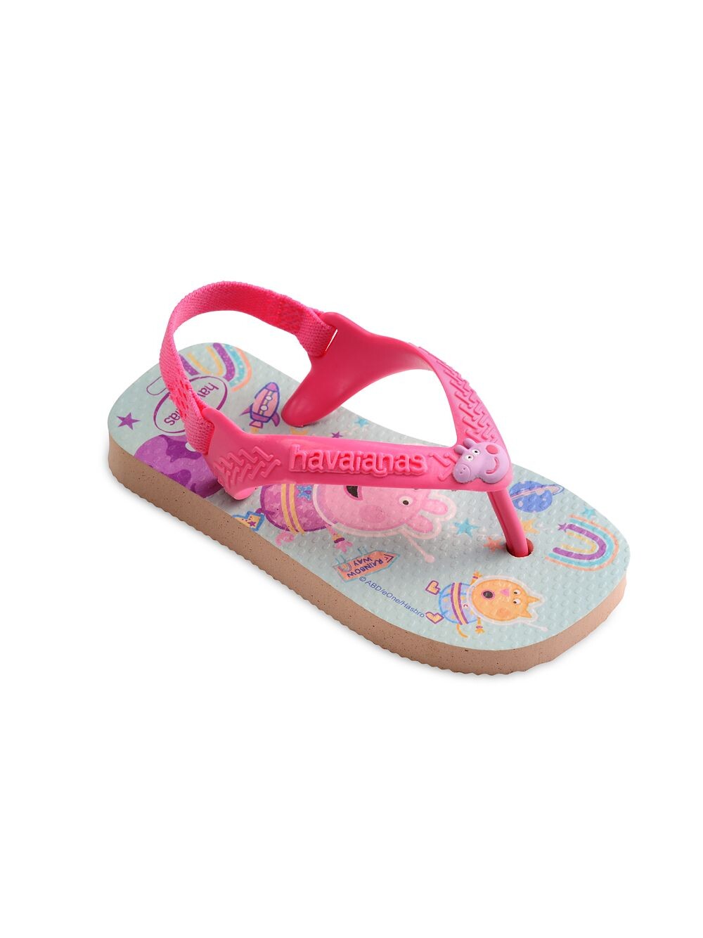 

Детские сандалии со свинкой Пеппой Havaianas, роза