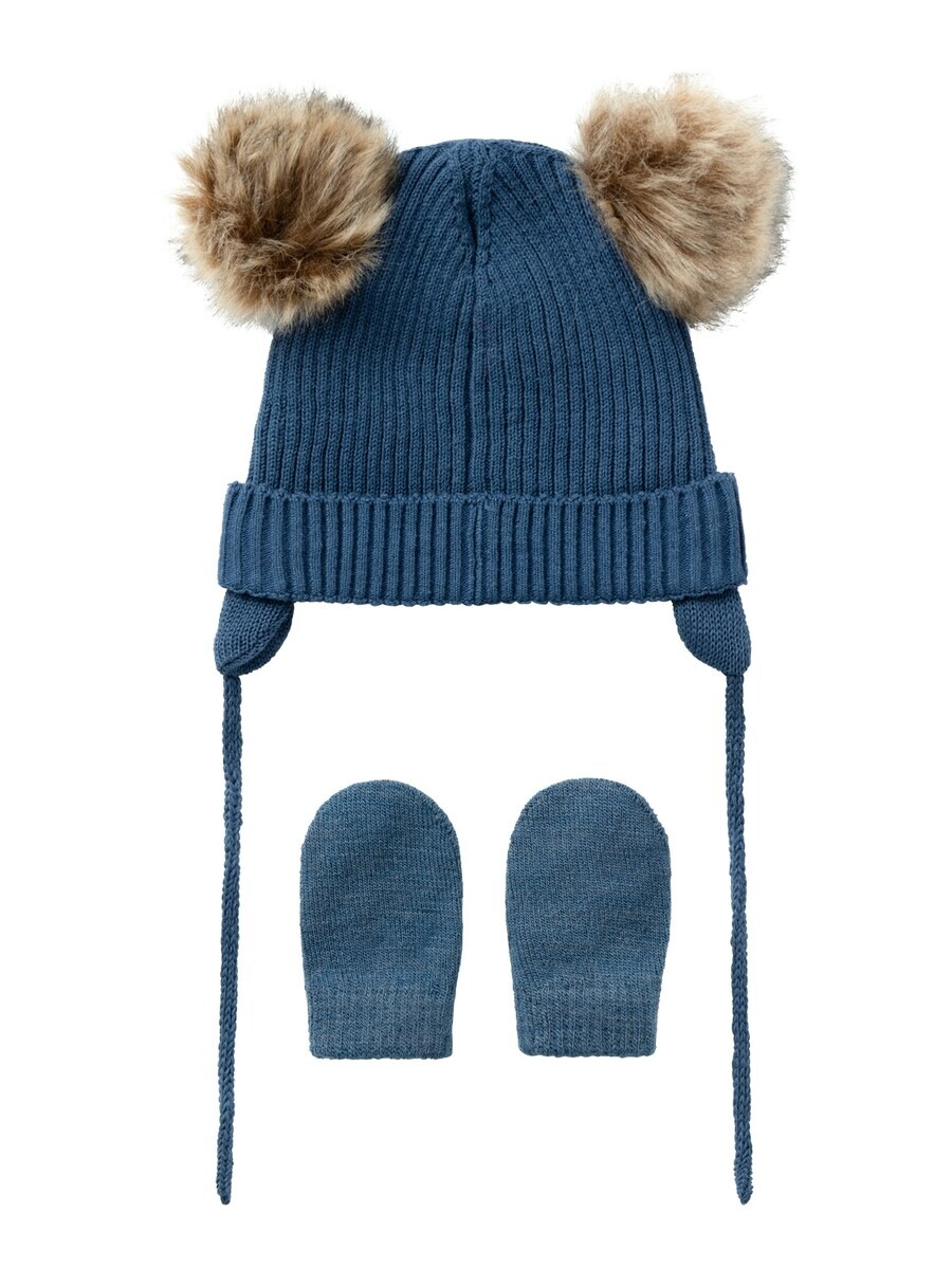

Шапка NAME IT Beanie NMMara, темно-синий