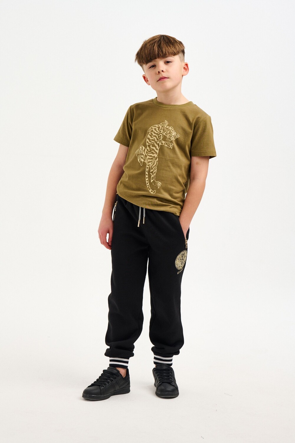 

Футболка цвета хаки Ed Hardy, зеленый