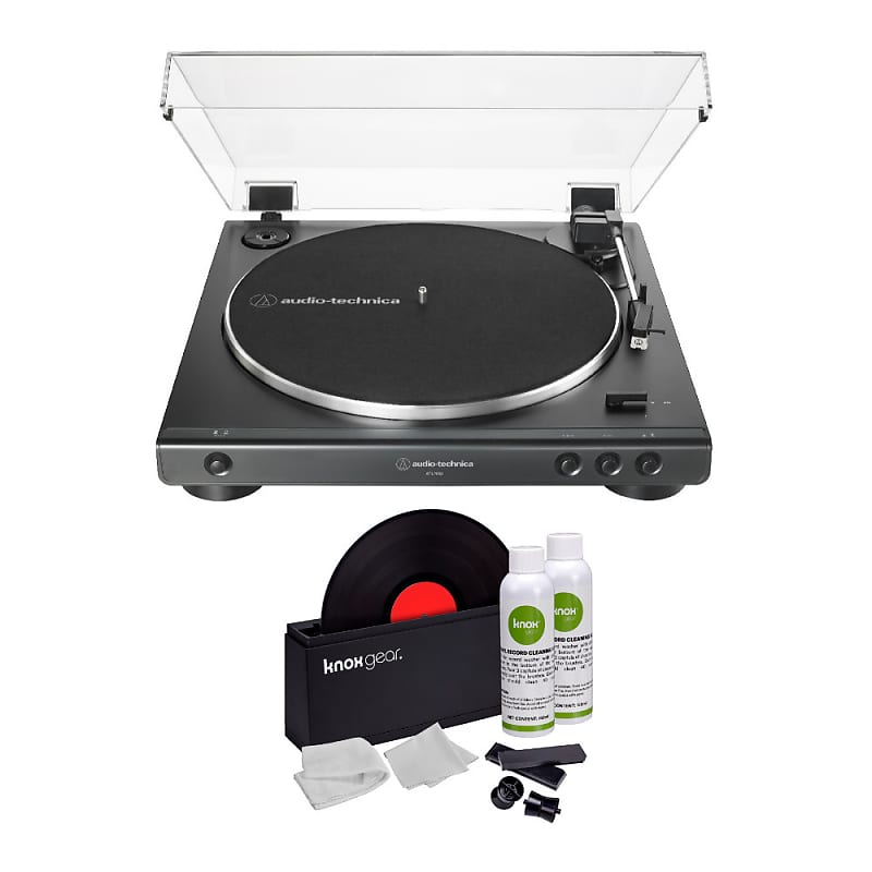 Проигрыватель Audio-Technica Audio-Technica AT-LP60X Automatic Belt-Drive Stereo Turntable with Cleaner Kit
