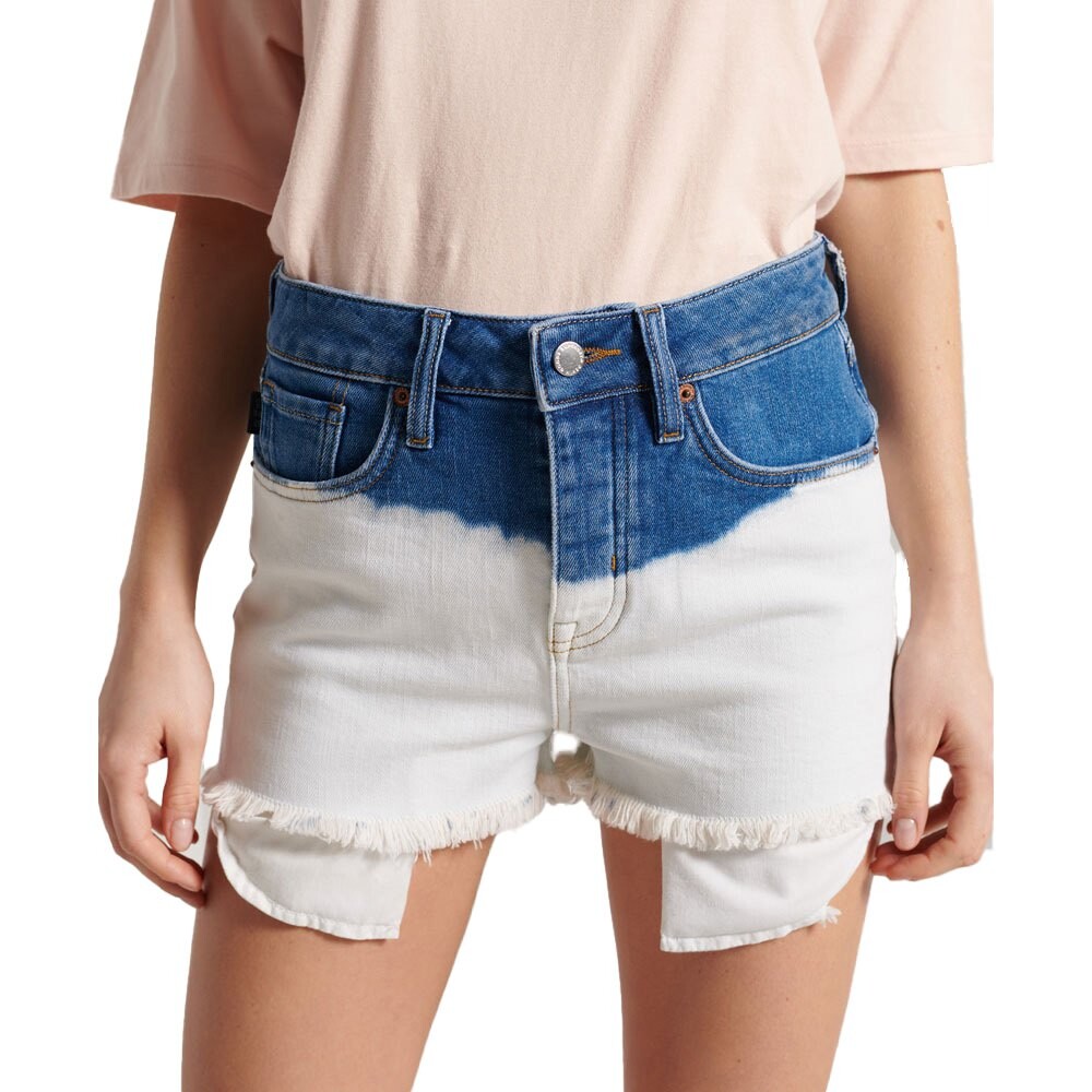 

Джинсовые шорты Superdry Skinny Hot, синий