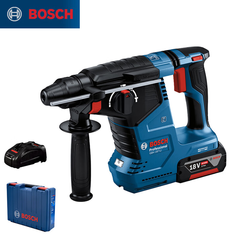 Перфоратор Bosch GBH187-Li + аккумулятор 4.0Ah