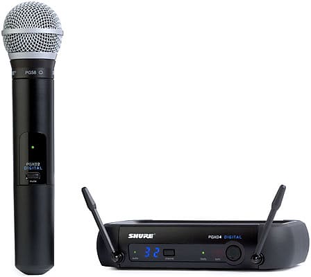 

Беспроводная микрофонная система Shure PGXD24/PG58 Wireless Microphone System with PG58 (Band X8: 902 - 928 MHz)