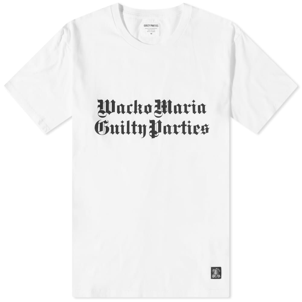 

Стандартная футболка Wacko Maria с круглым вырезом, белый