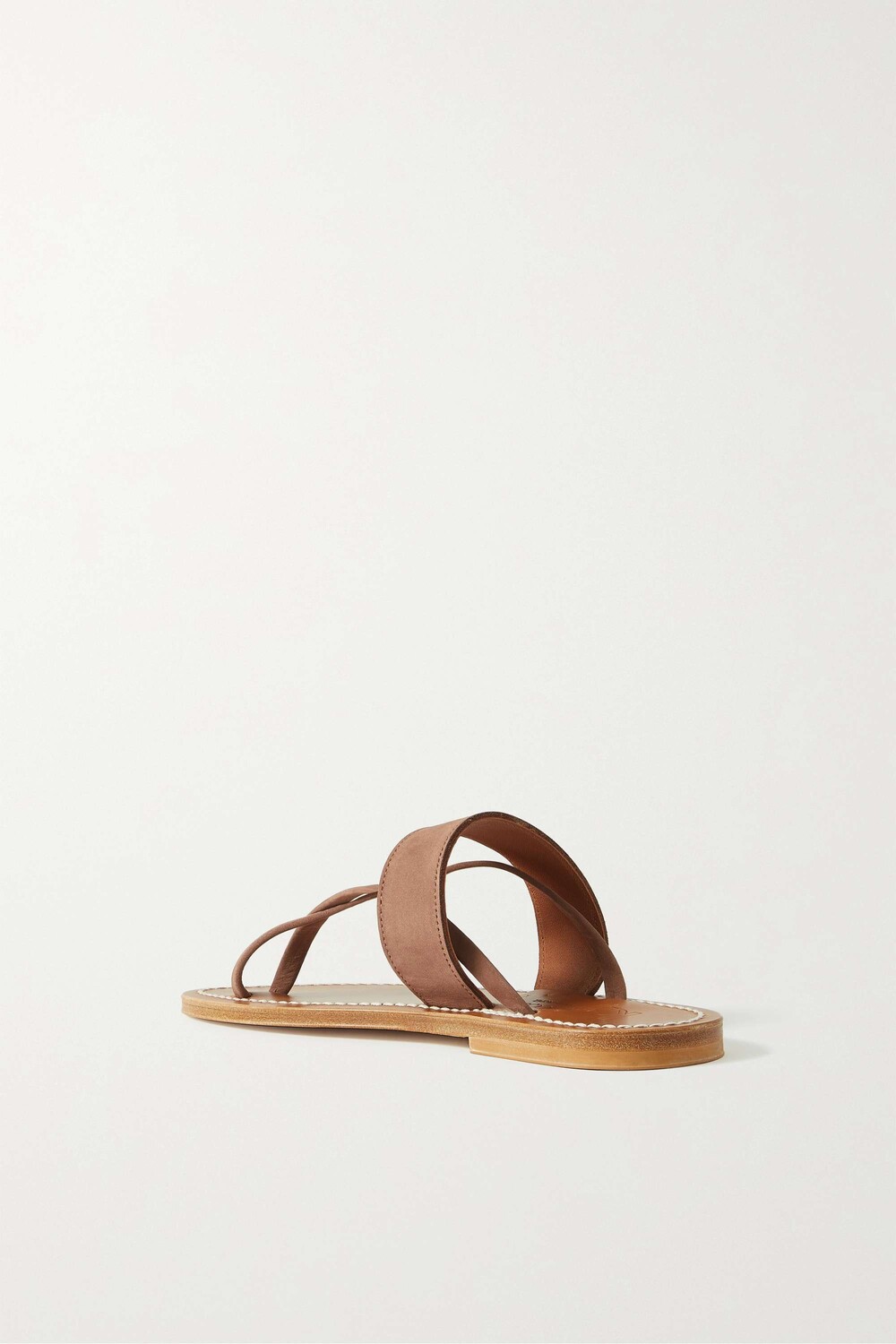 

K JACQUES ST TROPEZ + Сандалии NET SUSTAIN Nehru из нубука, коричневый