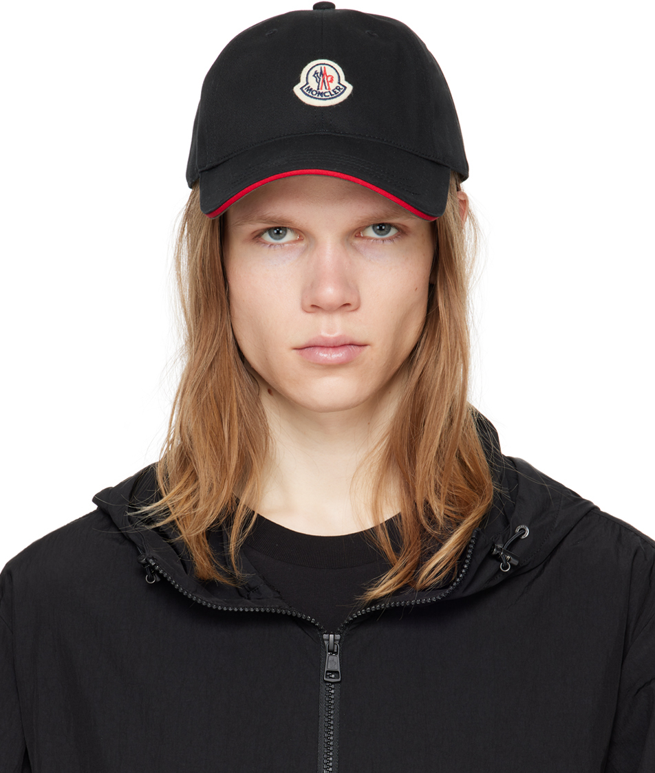 

Черная бейсболка из габардина Moncler