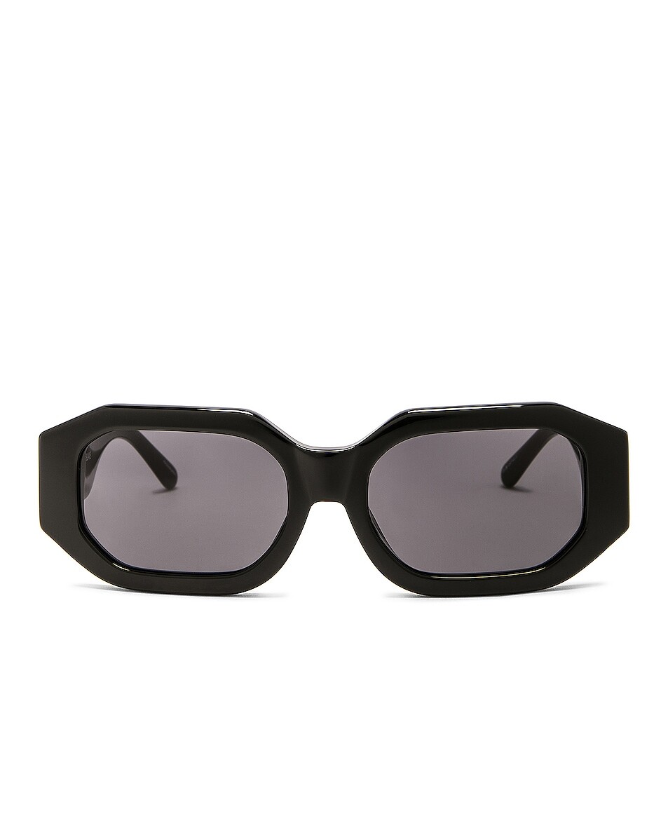 

Солнцезащитные очки The Attico Blake In Black, черный