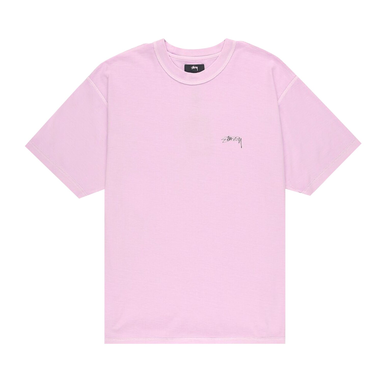 

Футболка с круглым вырезом Stussy, окрашенная наизнанку, цвет Сиреневый, Фиолетовый