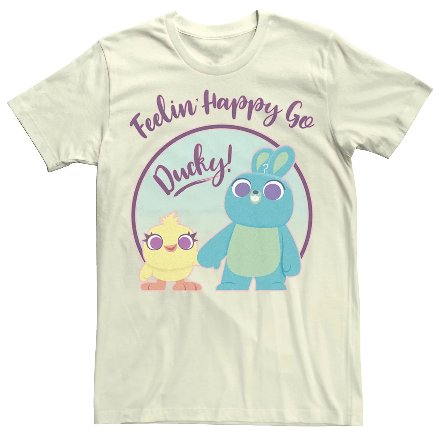 Мужская футболка Ducky and Bunny Feeling Happy Go Ducky Disney / Pixar