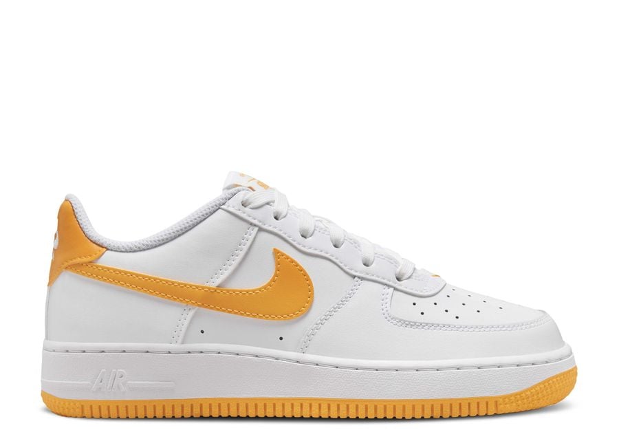 

Кроссовки Nike Air Force 1 GS, цвет White University Gold