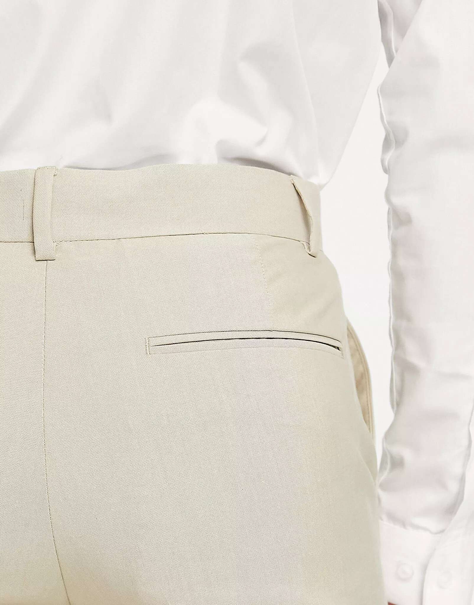 Короткие узкие костюмные брюки ASOS
