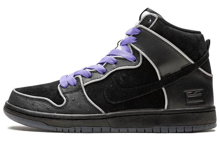 

Nike Dunk SB High Черный Фиолетовый Коробка