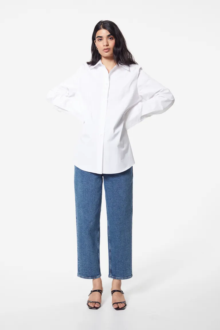

Mama прямые джинсы до щиколотки H&M, синий
