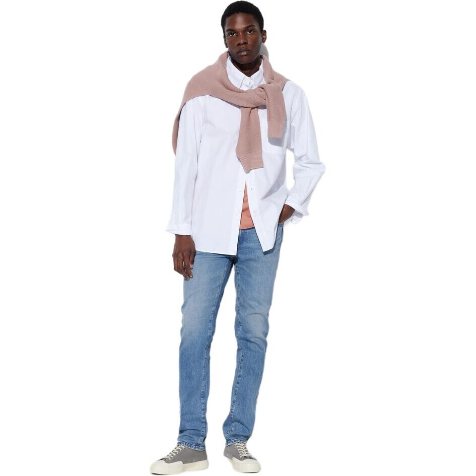 

Мужские джинсы UNIQLO, цвет 01 Milky white