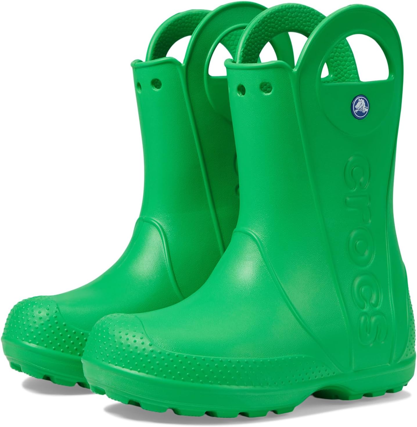 Резиновые сапоги Handle It Rain Boot Crocs, цвет Grass Green цена и фото