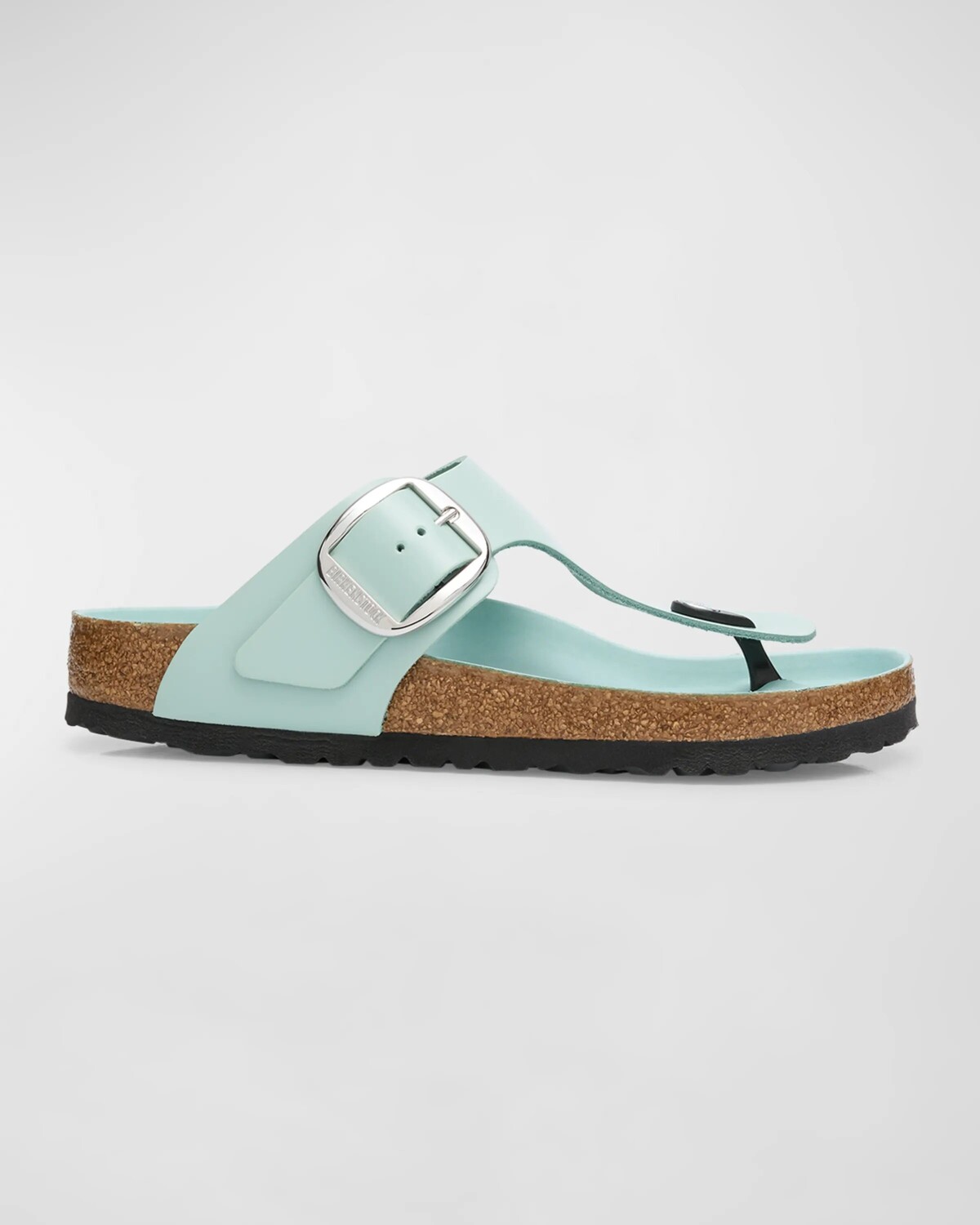 

Кожаные сандалии Giza с ремешками с пряжкой BIRKENSTOCK, цвет Surf Green