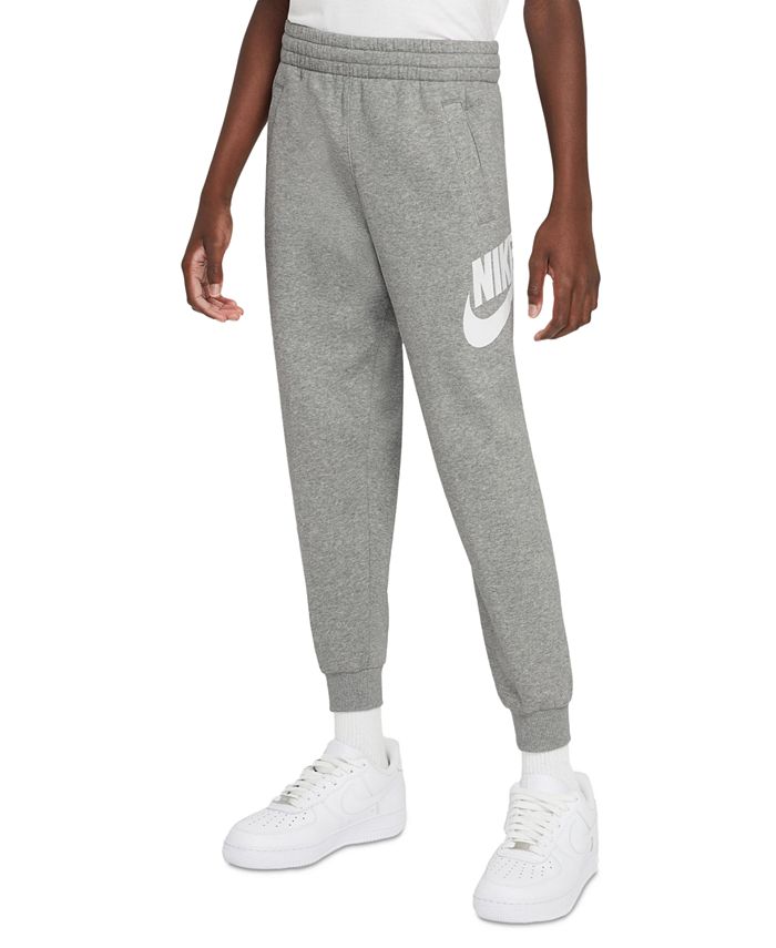 Флисовые спортивные брюки Big Kids Club Nike, серый брюки джоггеры nike размер l черный