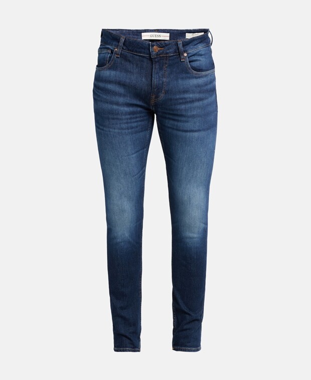 

Джинсы скинни Guess, темно-синий