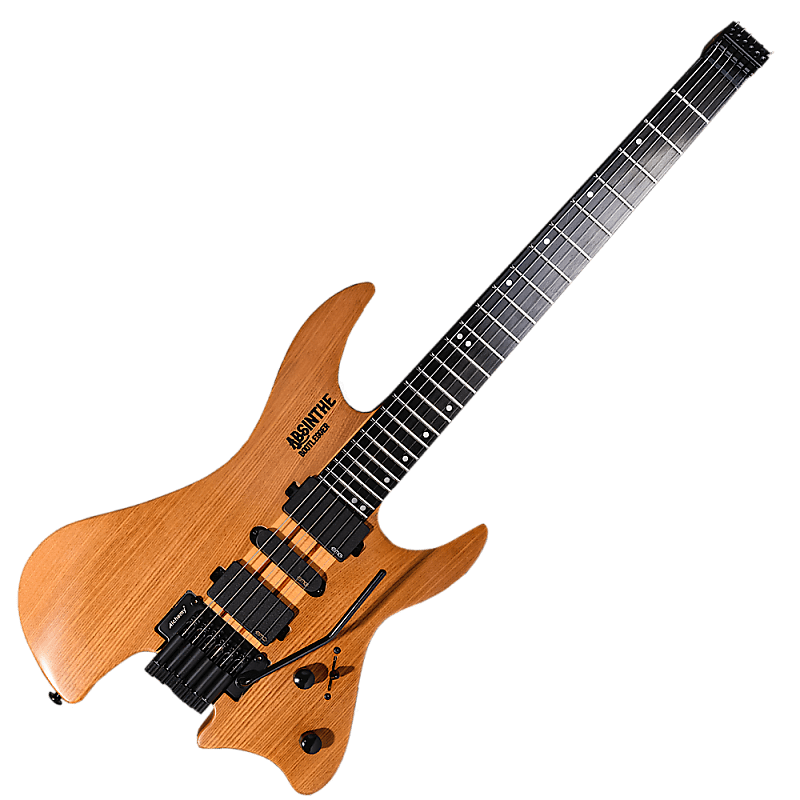 Электрогитара Bootlegger Guitar Absinthe Headless 2022 Honey Clear Matte EMG Coil Split Tremolo Case