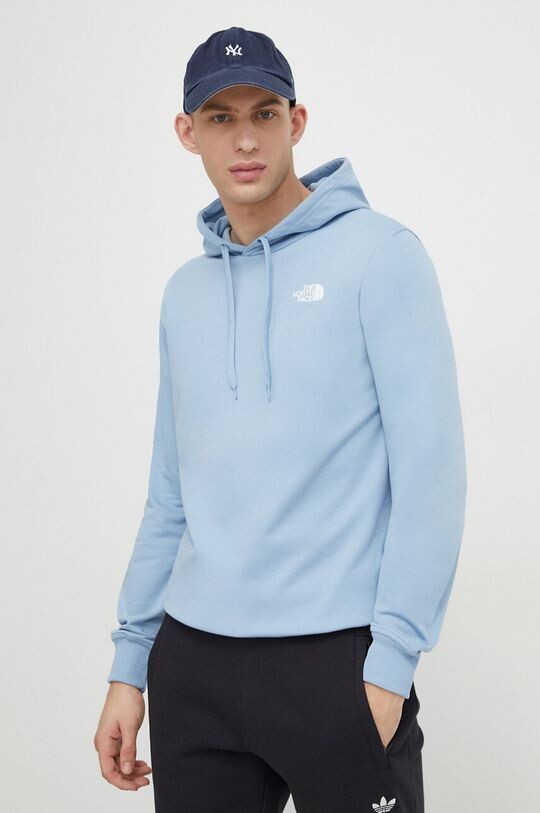 

Хлопковая толстовка The North Face, синий