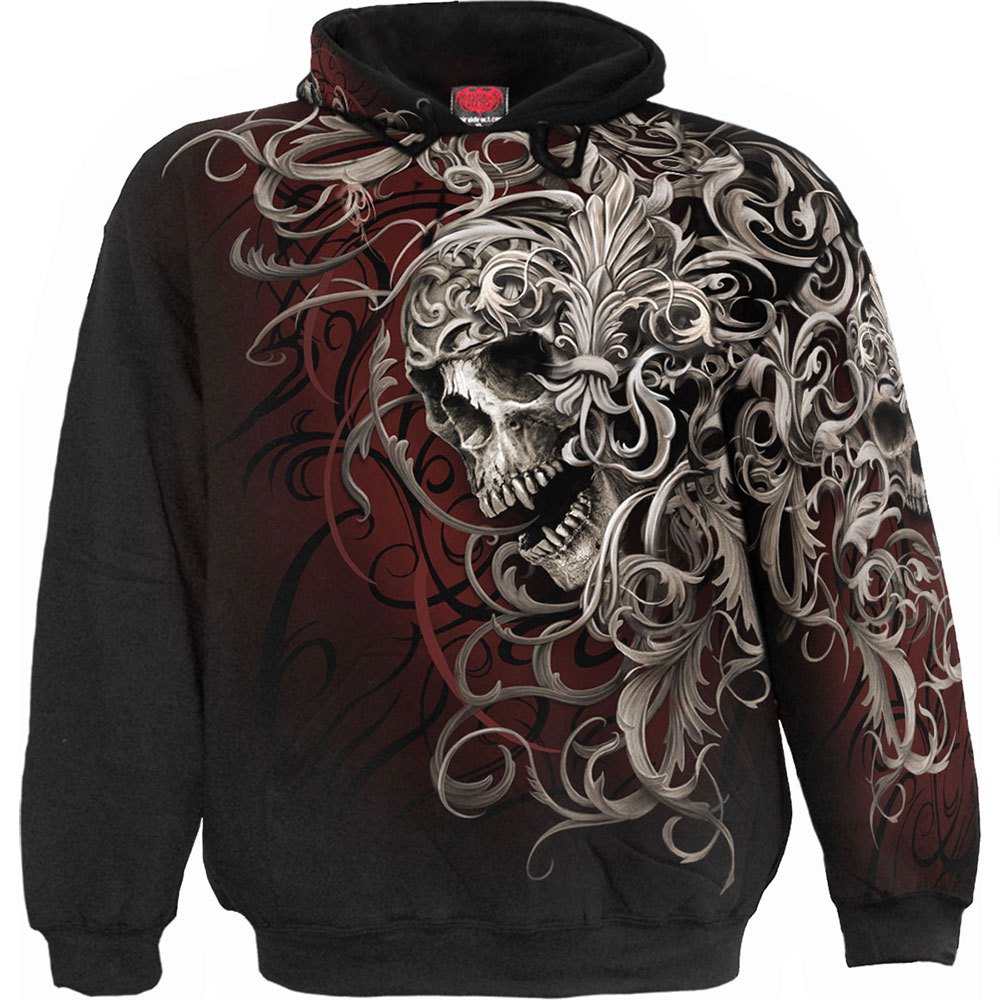 

Худи Heroes Spiral Direct Skull Shoulder Wrap, черный